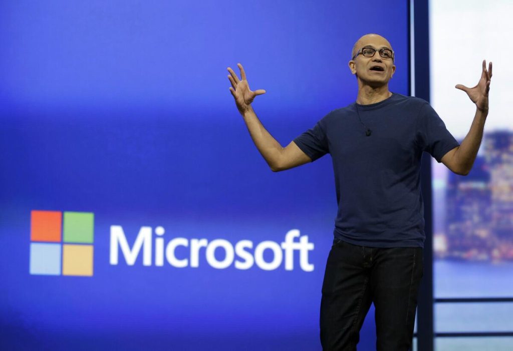 an image of satya nadella 
